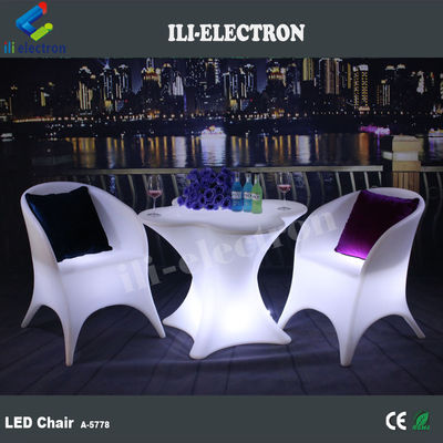 Moderno Glow LED ilumina las sillas 16 colores cambiantes para el bar de la discoteca