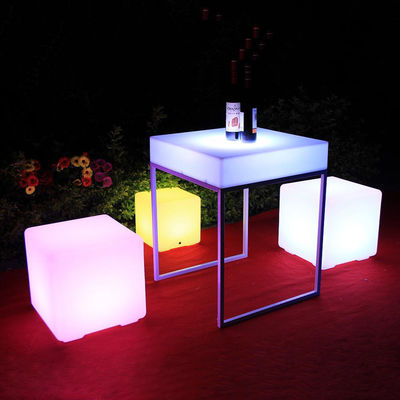 Cubo de luz exterior de plástico LED ecológico