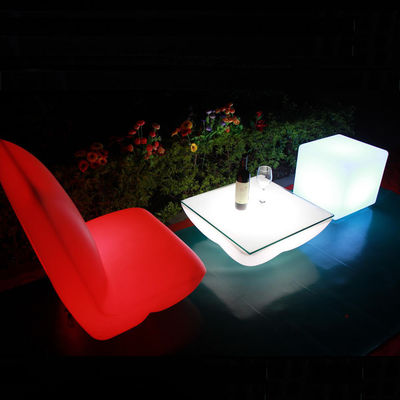 Muebles luminosos de aire libre a prueba de agua recargables