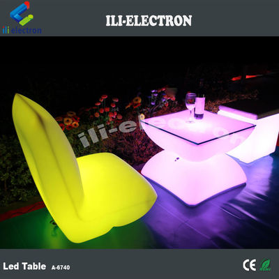 Muebles luminosos de aire libre a prueba de agua recargables