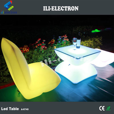 Muebles luminosos de aire libre a prueba de agua recargables