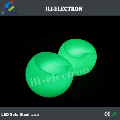 silla de bar de plástico con LED