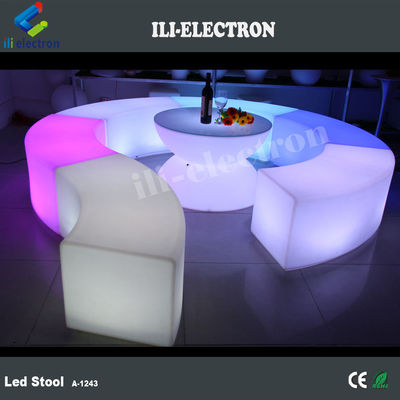 Muebles de bar con LED curvado para jardín exterior