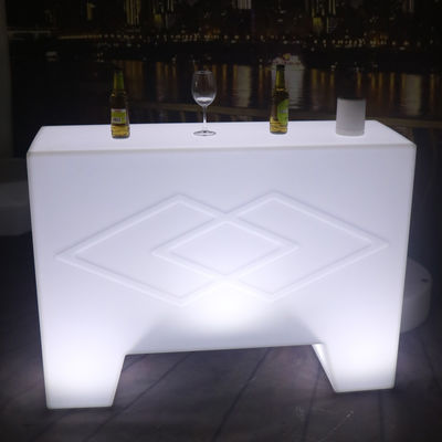 iluminación elegante pequeña mesa de bar portátil para uso al aire libre