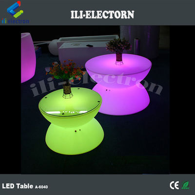 Lámpara de luz de cambio multicolor iluminado al aire libre led mesa de café