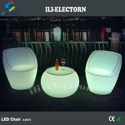 Mesa de luz de acento LED Barra redonda Mesa de barra LED brillante
