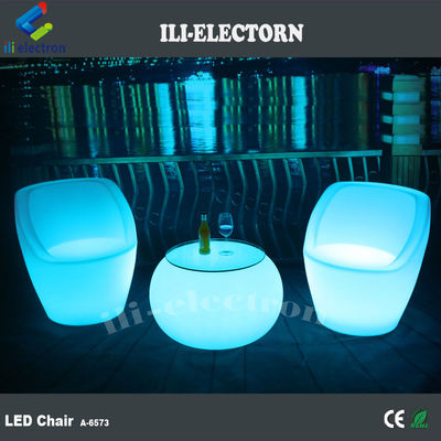 Mesa de luz de acento LED Barra redonda Mesa de barra LED brillante