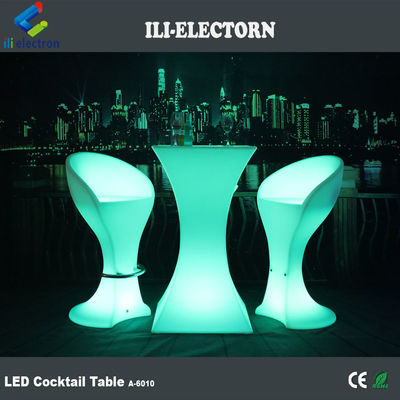 Ventas calientes Eventos de fiestas modernas y bar Remoto usado que cambia de color Decorativo LED Cuadrado Mesa de cóctel