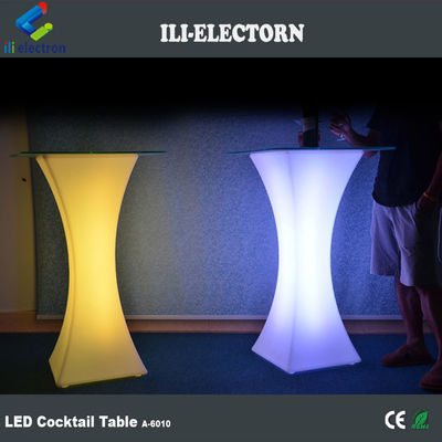 Ventas calientes Eventos de fiestas modernas y bar Remoto usado que cambia de color Decorativo LED Cuadrado Mesa de cóctel
