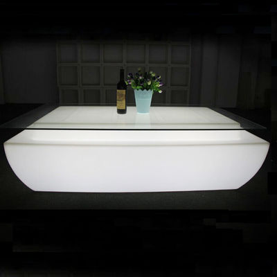 Cambio de color Recargable de plástico LED ilumina la mesa de bar