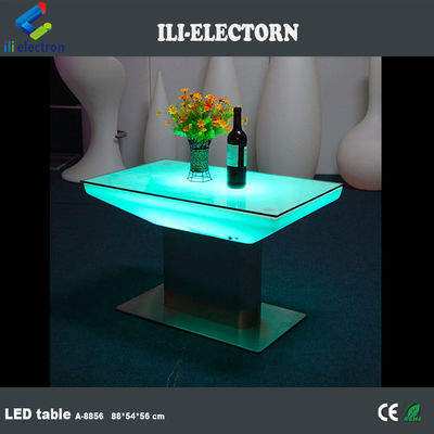 Muebles de bar coloridos de led mesa luminosa iluminación mesa de café