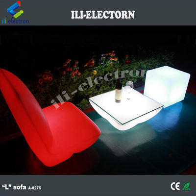 portable de patio exterior mini mesa de iluminación cuadrada