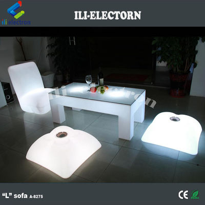 portable de patio exterior mini mesa de iluminación cuadrada