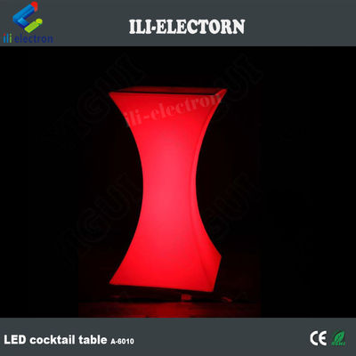 Cuadrado de luz LED de la mesa de cóctel iluminado a prueba de agua para la boda