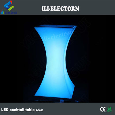 Cuadrado de luz LED de la mesa de cóctel iluminado a prueba de agua para la boda