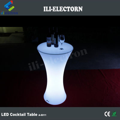 IP 65 PE de plástico jardín RGB led iluminado mesa de cóctel para fiesta y evento