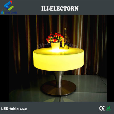 Mesa de cóctel de plástico con luz LED, mesa de barra de luz 16 colores cambiantes OEM