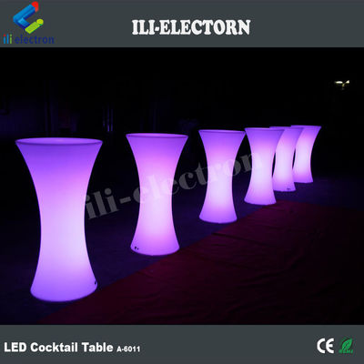eventos de fiesta iluminado mesa de cóctel portátil