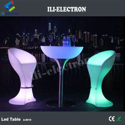 Muebles de bar de fábrica de precio barato LED iluminado mesa de bar