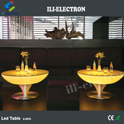 Muebles de bar de fábrica de precio barato LED iluminado mesa de bar