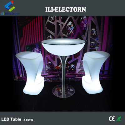Muebles de bar de fábrica de precio barato LED iluminado mesa de bar