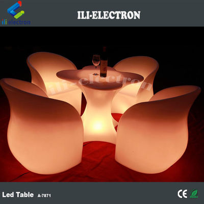 Luz de mesa de plástico LED portátil para eventos al aire libre