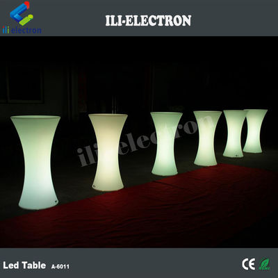 la parte superior alta de las luces LED Bar mesa redonda de cócteles