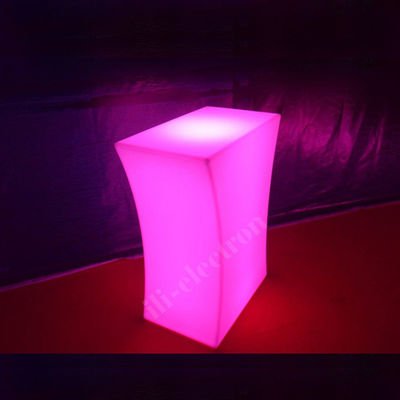 Muebles de mesa de bar con luz LED a prueba de agua