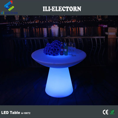 Moderno control remoto de plástico PE led luminosa mesa