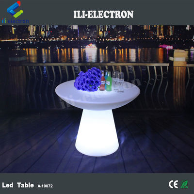 Moderno control remoto de plástico PE led luminosa mesa