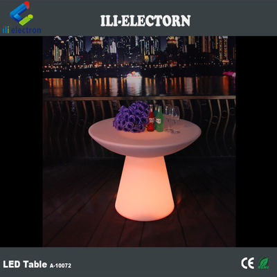 Moderno control remoto de plástico PE led luminosa mesa