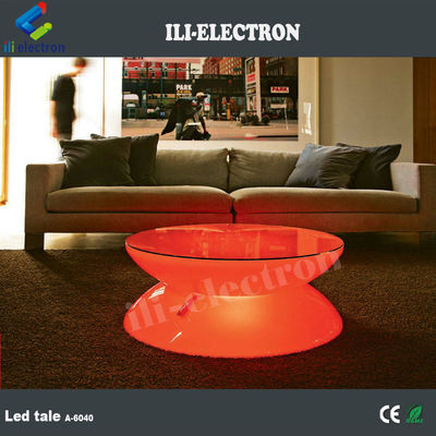 Mesa y silla con mando a distancia LED de plástico PE RGB