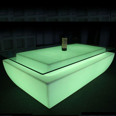 Stylish control remoto iluminación LED brillante mesa de bar / cassette de bar