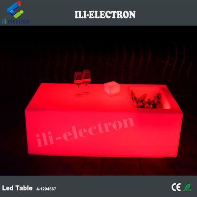 Batería KTV Club nocturno Muebles de bar Iluminado de plástico LED Tabla de pub
