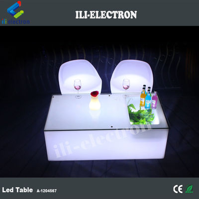 Batería KTV Club nocturno Muebles de bar Iluminado de plástico LED Tabla de pub