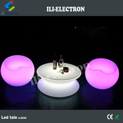 Muebles iluminados con led / mesas de luz con led / mesas de bar con led
