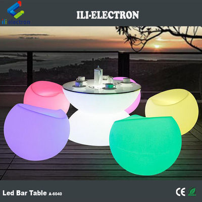 Muebles iluminados con led / mesas de luz con led / mesas de bar con led