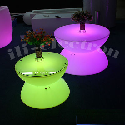 Muebles iluminados con led / mesas de luz con led / mesas de bar con led