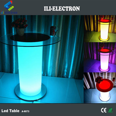Tableros de mesa de vidrio iluminados con led