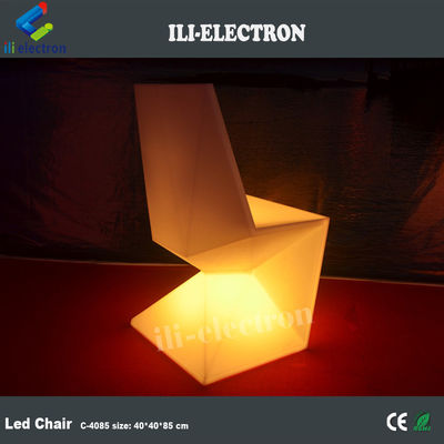 Muebles de plástico con luz LED Control remoto infrarrojo para eventos al aire libre
