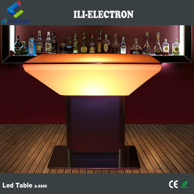 Comerciante cuadrado de mesa de barra brillante RGB control remoto con certificación CE
