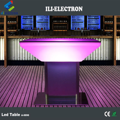Tabla de bar con luz de plástico recargable
