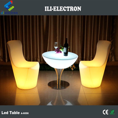 Mesa de bar de lujo iluminada con led para alquiler 1 año de garantía