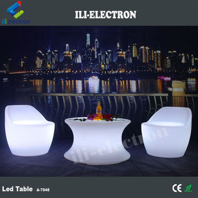 Tablas de bar con control táctil con LED a prueba de agua recargables