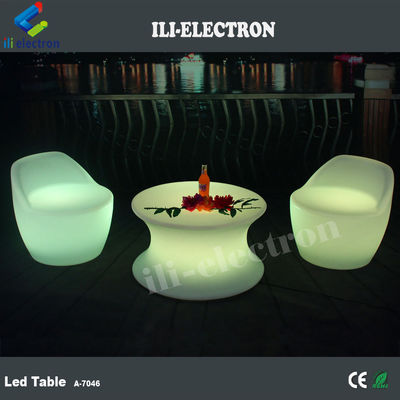 Tablas de bar con control táctil con LED a prueba de agua recargables
