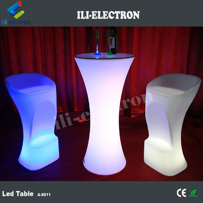 Luminoso Brillo Mesa de bar de cócteles móvil portátil de cócteles LED