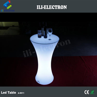 Luminoso Brillo Mesa de bar de cócteles móvil portátil de cócteles LED
