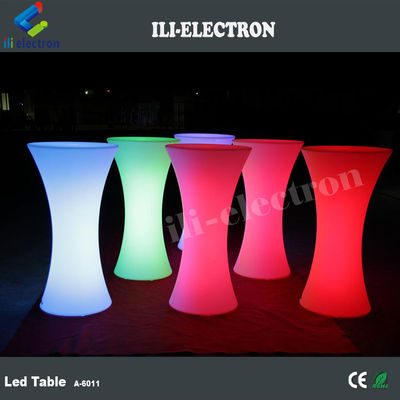 Luminoso Brillo Mesa de bar de cócteles móvil portátil de cócteles LED