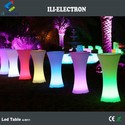 Luminoso Brillo Mesa de bar de cócteles móvil portátil de cócteles LED