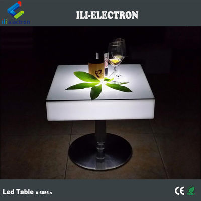 mesa de luz LED de plástico PE utilizada comercialmente